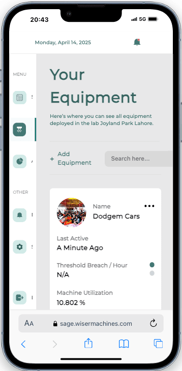 Wisermachines — product interface